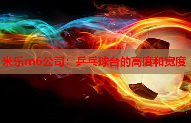 乒乓球台的高度和宽度